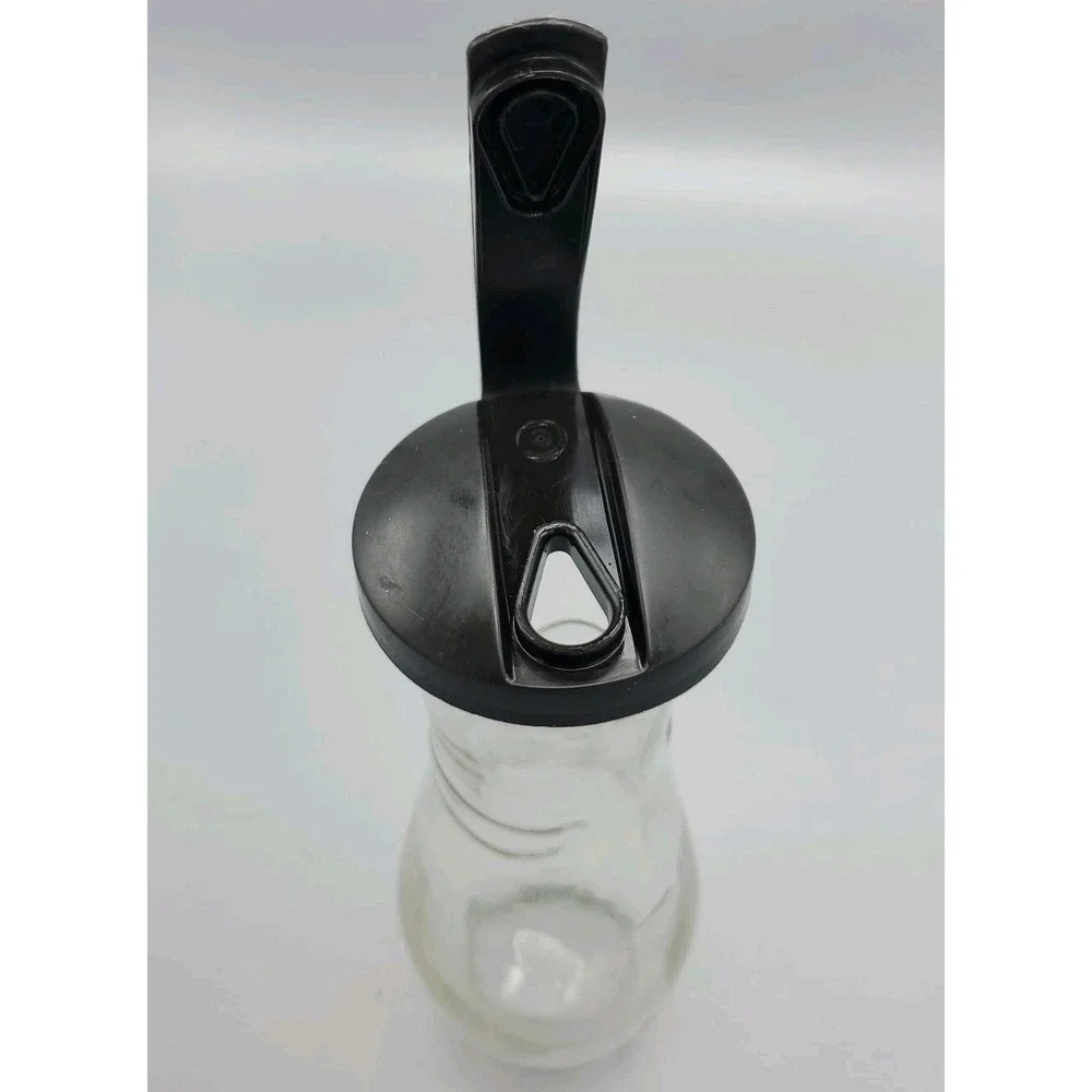 Good Seasons‎ Glass Cruet with Markings For Oil Vinegar Water and Top